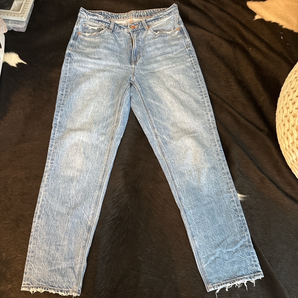American Eagle Outfitters Light Blue Ankle Jeans